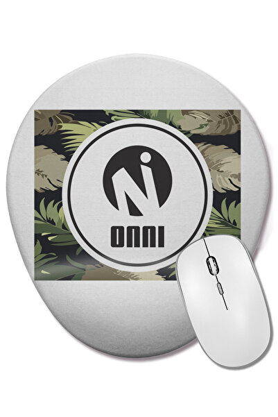 BASKI DÜNYASI Mouse Pad oval Florido Onni cu suport pentru încheietura mâinii