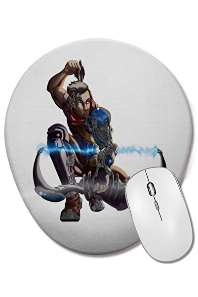 BASKI DÜNYASI Mouse Pad oval Arqueiro cu suport pentru încheietura mâinii