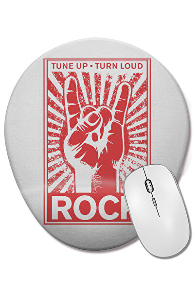 BASKI DÜNYASI Μουσική ροκ-ρολ Κιθάρα 05 Οβάλ ποντίκι με υποστήριξη καρπού