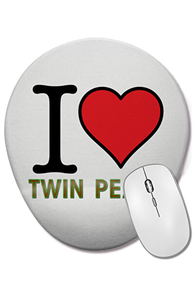 BASKI DÜNYASI Λατρεύω το οβάλ ποντίκι με υποστήριξη καρπού Twin Peaks