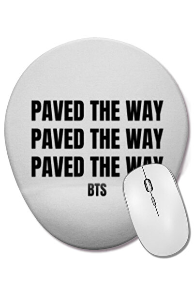 BASKI DÜNYASI Bts Army A PAVAT DRUMUL Butter Hot 100 Mouse Pad oval cu suport pentru încheietura mâinii