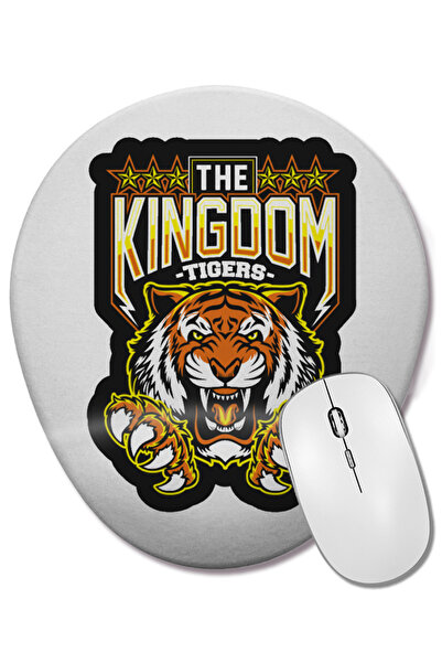 BASKI DÜNYASI Οβάλ ποντίκι ποντικοπολίτης με στήριγμα καρπού The Kingdom Tige...