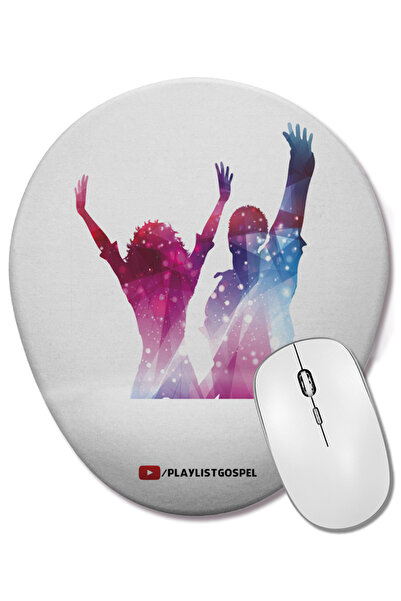 BASKI DÜNYASI Adorando Mouse Pad oval cu suport pentru încheietura mâinii