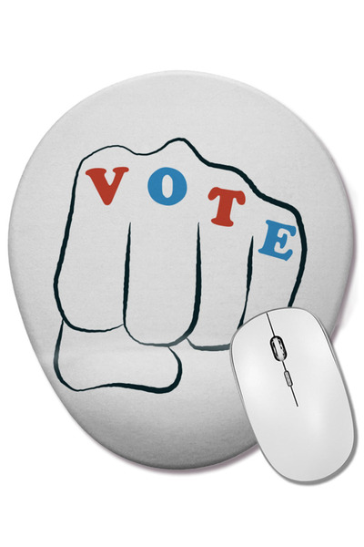 BASKI DÜNYASI Οβάλ ποντίκι με υποστήριξη καρπού VOTE