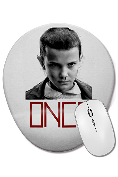 BASKI DÜNYASI Jednostrana ovalna podloga za miša sa podrškom za zglob