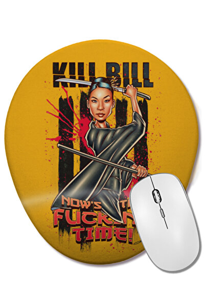 BASKI DÜNYASI Οβάλ ποντίκι με υποστήριξη καρπού με λέξη «αδελφή»