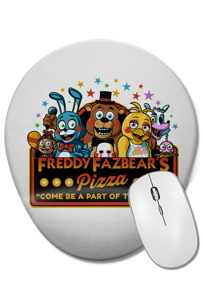 BASKI DÜNYASI Mouse Pad oval Five Nights At Freddys Bonnie Fnaf cu suport pen...