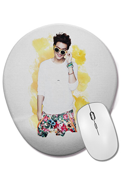 BASKI DÜNYASI Mouse Pad oval Lee Min Ho cu suport pentru încheietura mâinii