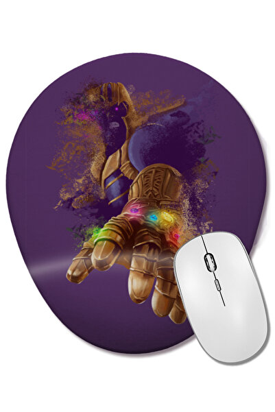 BASKI DÜNYASI Mouse Pad oval cu suport pentru încheietura mâinii Disappearing...