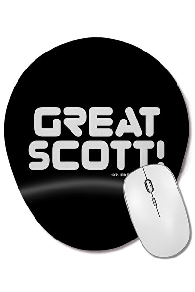 BASKI DÜNYASI Mouse Pad oval cu suport pentru încheietura mâinii, citatul Gre...