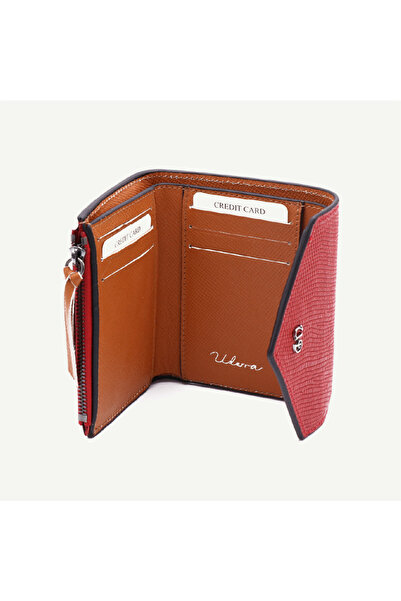 Uderra Leather Uderra Genuine Leather Red Women's Wallet - S1Kc0022