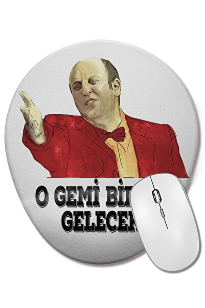 BASKI DÜNYASI Leyla și Mecnun Ismail Abi O navă va veni într-o zi Covoraș pentru mouse oval cu suport pentru încheietura mâinii