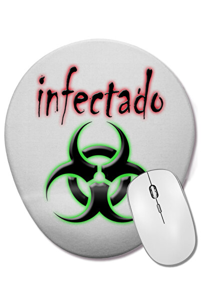 BASKI DÜNYASI Οβάλ ποντίκι με υποστήριξη καρπού Iron Man 1