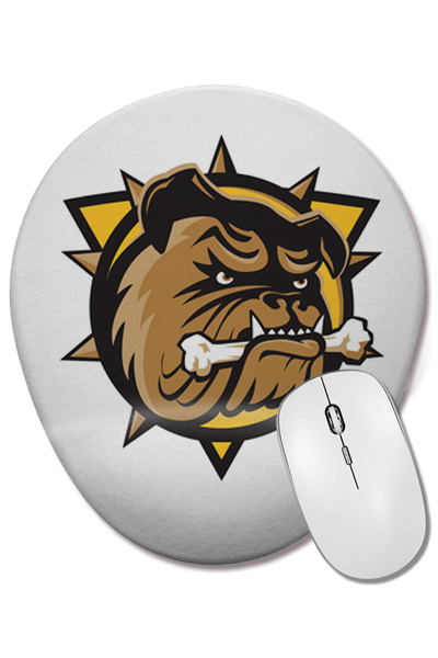 BASKI DÜNYASI Οβάλ ποντίκι με υποστήριξη καρπού Georgia Bulldogs Pug