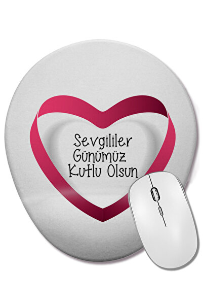 BASKI DÜNYASI Δώρο για την Ημέρα του Αγίου Βαλεντίνου 072 Οβάλ ποντίκι με υπο...