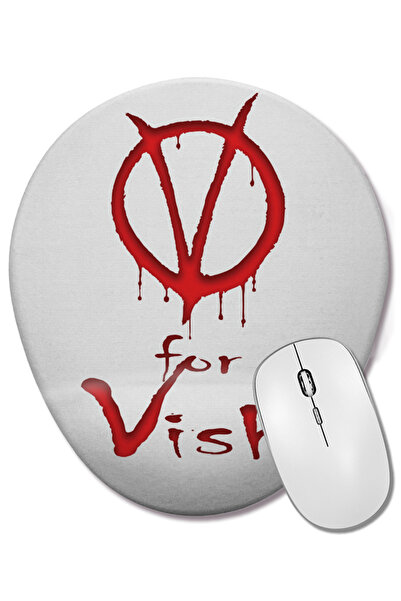 BASKI DÜNYASI V za Vish Kan ovalna podloga za miša sa podrškom za zglob