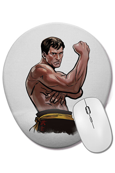 BASKI DÜNYASI Οβάλ ποντίκι με υποστήριξη καρπού Jean Claude Van Damm