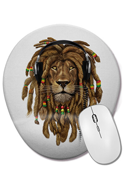 BASKI DÜNYASI Οβάλ ποντίκι με υποστήριξη καρπού Rastalı Aslan