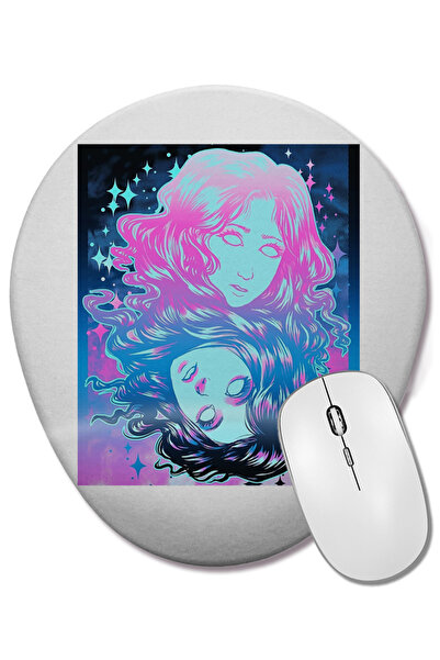 BASKI DÜNYASI Οβάλ ποντίκι με υποστήριξη καρπού δύο όψεων