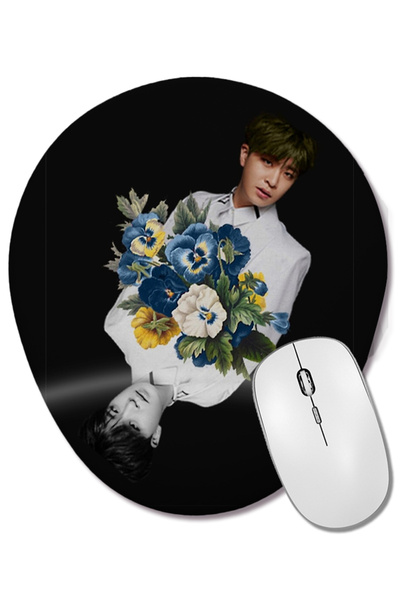 BASKI DÜNYASI Mouse Pad oval Youngjae cu suport pentru încheietura mâinii