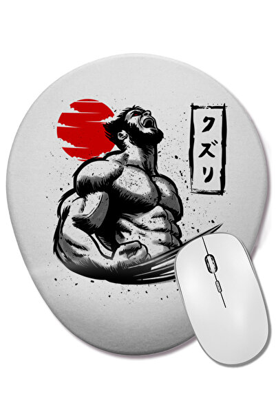 BASKI DÜNYASI Logan Wolverine Οβάλ ποντίκι με οπίσθιο στήριγμα καρπού