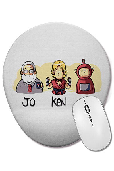BASKI DÜNYASI Mouse Pad oval Jo Ken Po cu suport pentru încheietura mâinii
