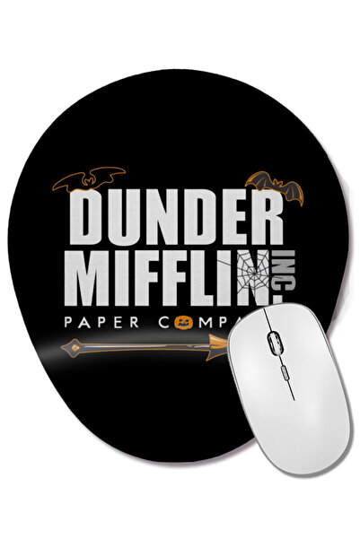 BASKI DÜNYASI Mouse Pad oval pentru Halloween The Office Dunder Mifflin cu su...