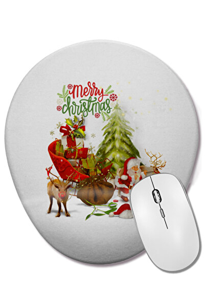 BASKI DÜNYASI Mouse Pad oval cu suport pentru încheietura mâinii, cu concept ...