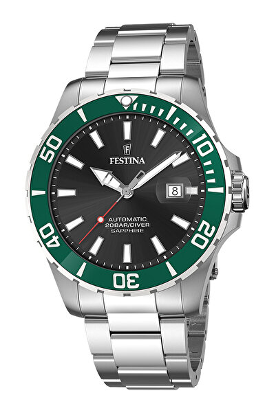 FESTİNA Mens Watch F20531/2, Automatic, 44mm, 20ATM