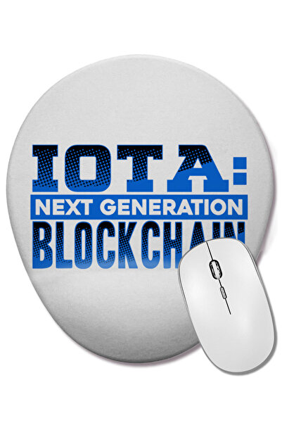 BASKI DÜNYASI Mouse Pad oval cu suport pentru încheietura mâinii, cu inscripț...