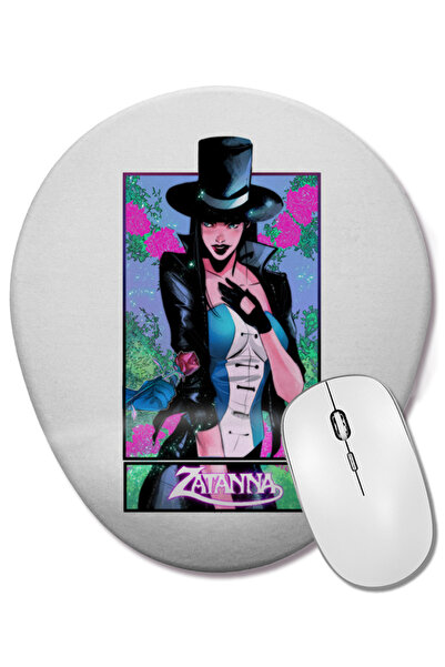 BASKI DÜNYASI Zatanna de la Olifux Mouse Pad oval cu suport pentru încheietur...