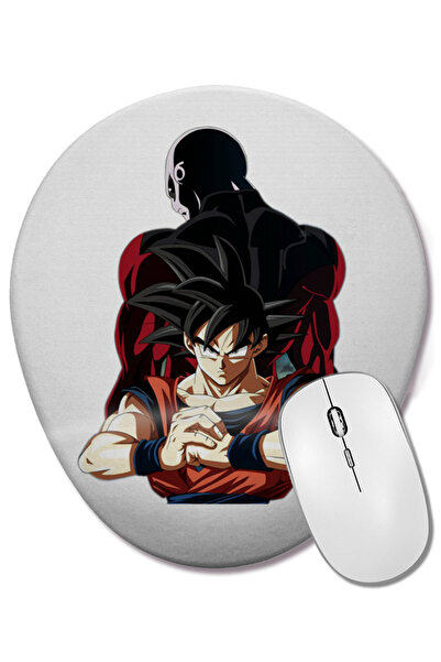BASKI DÜNYASI Mouse Pad oval Dragon Ball z Super 02 cu suport pentru încheiet...