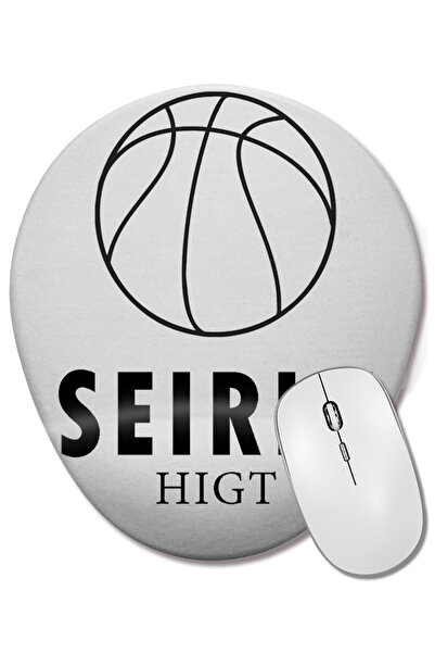 BASKI DÜNYASI Mouse Pad oval cu suport pentru încheietura mâinii Kuroko Seırı...