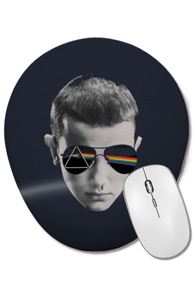 BASKI DÜNYASI Dark Side Of Eleven Stranger Things Mouse Pad oval cu suport pentru încheietura mâinii