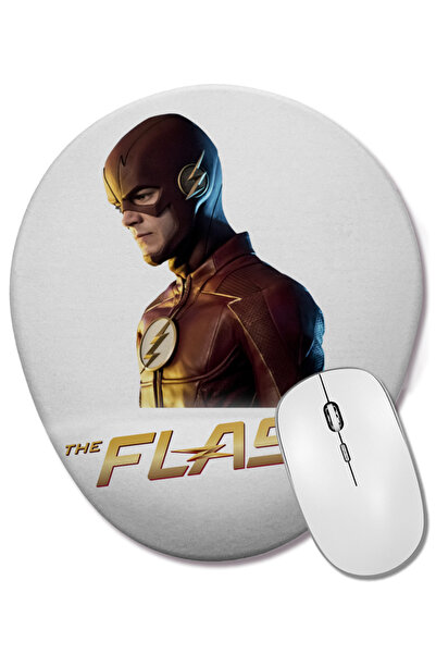 BASKI DÜNYASI Mouse Pad oval The Flash Modelo 7 cu suport pentru încheietura ...