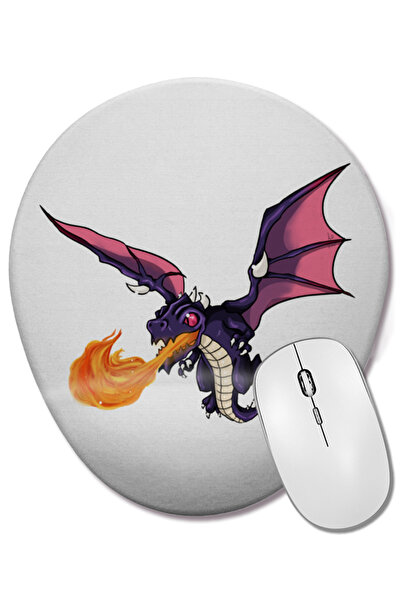 BASKI DÜNYASI Mouse Pad oval cu suport pentru încheietura mâinii, compatibil ...