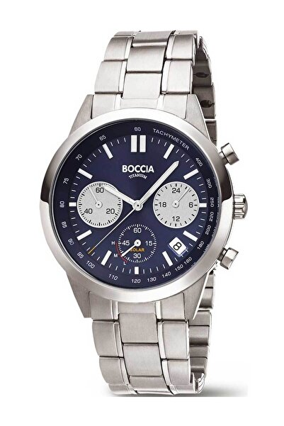 Boccia Mens Watch 3737-02, Quartz, 41mm, 5ATM