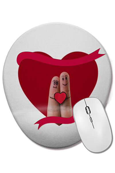 BASKI DÜNYASI Cadou pentru iubit de Ziua Îndrăgostiților 050 Mouse Pad oval c...