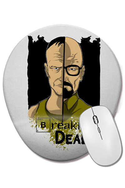 BASKI DÜNYASI Οβάλ ποντίκι με υποστήριξη καρπού Breaking Dead