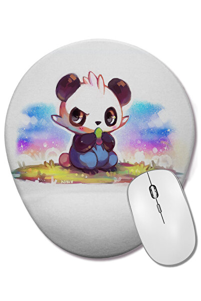 BASKI DÜNYASI Mouse Pad oval Pancham Pokemon Go Pikachu cu suport pentru înch...