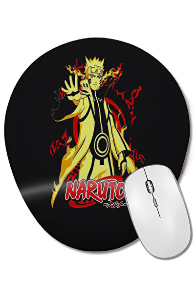 BASKI DÜNYASI Mouse Pad oval Naruto 05 cu suport pentru încheietura mâinii
