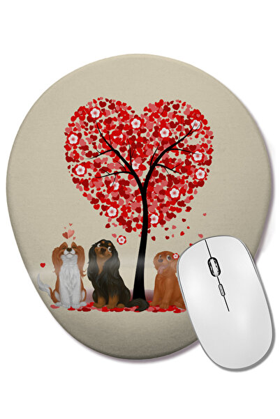 BASKI DÜNYASI Кавалер Кинг Чарлз Спаниели Любов и Валентин Подложка за киткат...