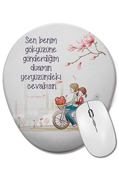 BASKI DÜNYASI Δώρο για την Ημέρα του Αγίου Βαλεντίνου 02013 Οβάλ ποντίκι με υ...