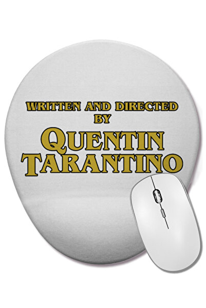 BASKI DÜNYASI Scriput și regizorit de Quentin Tarantino Mouse Pad oval cu suport pentru încheietura mâinii