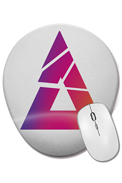 BASKI DÜNYASI Csgo Astralis 01 Mouse Pad oval cu suport pentru încheietura mâinii