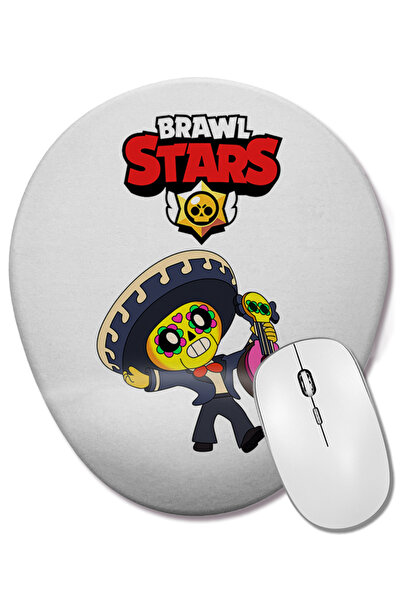BASKI DÜNYASI Brawl Stars Serenadçı Poco Mouse Pad oval cu suport pentru înch...