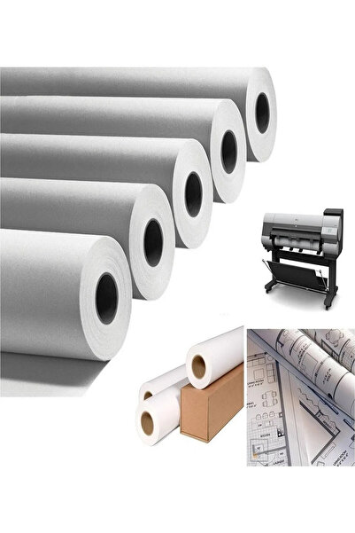 yamanticaret Rulo Resim Kağıdı Plotter 62 Cm Genişlik 50 Metre Uzunluk 80gr