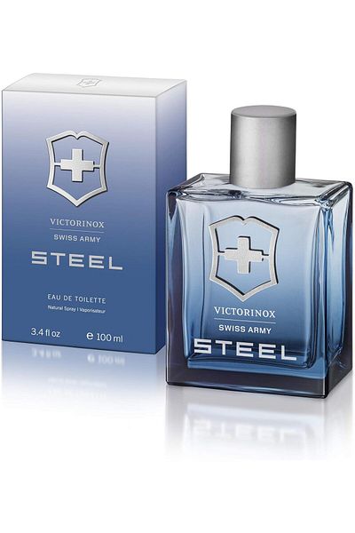 Victorinox Swiss Army Steel by Swiss Army for Men - 3.4 oz EDT Spray