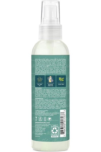Shea Moisture SHEA MOISTURE Bond Release Hair Spray for Wig and Weave, Tea Tree and Borage Seed, Alcohol Free