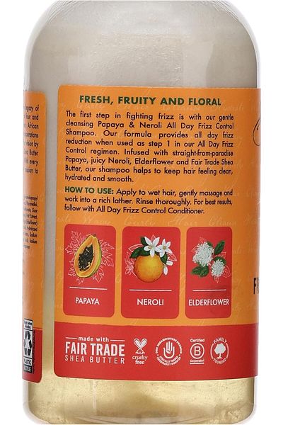 Shea Moisture Shea Moisture Papaya And Neroli All Day Frizz Control Shampoo 385 Ml